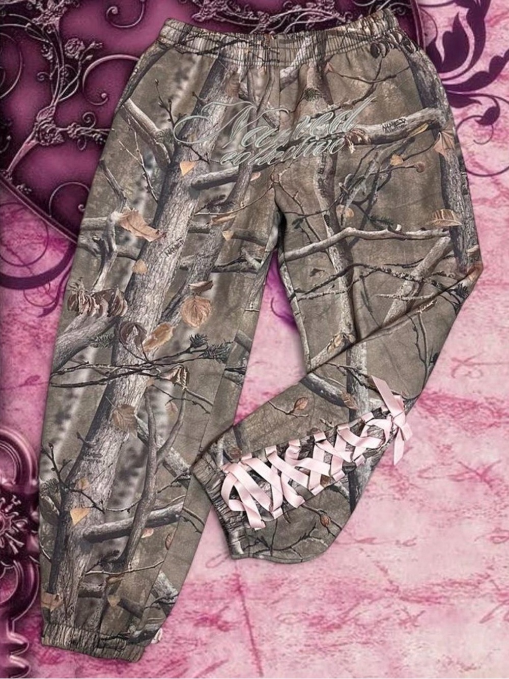 ♡ named collective forbidden camo sweatpants ♡